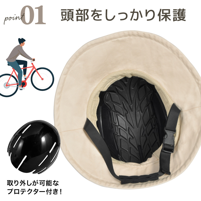 ヘルメット 自転車 帽子型 レディース UV対策 サイクル ヘルメット 大人 自転車用ヘルメット CE認証済 安全規格品 おしゃれ ロードバイク 防災 ヘルメット 通勤 :boushi001:E-one イーワン暮らし館 通販 