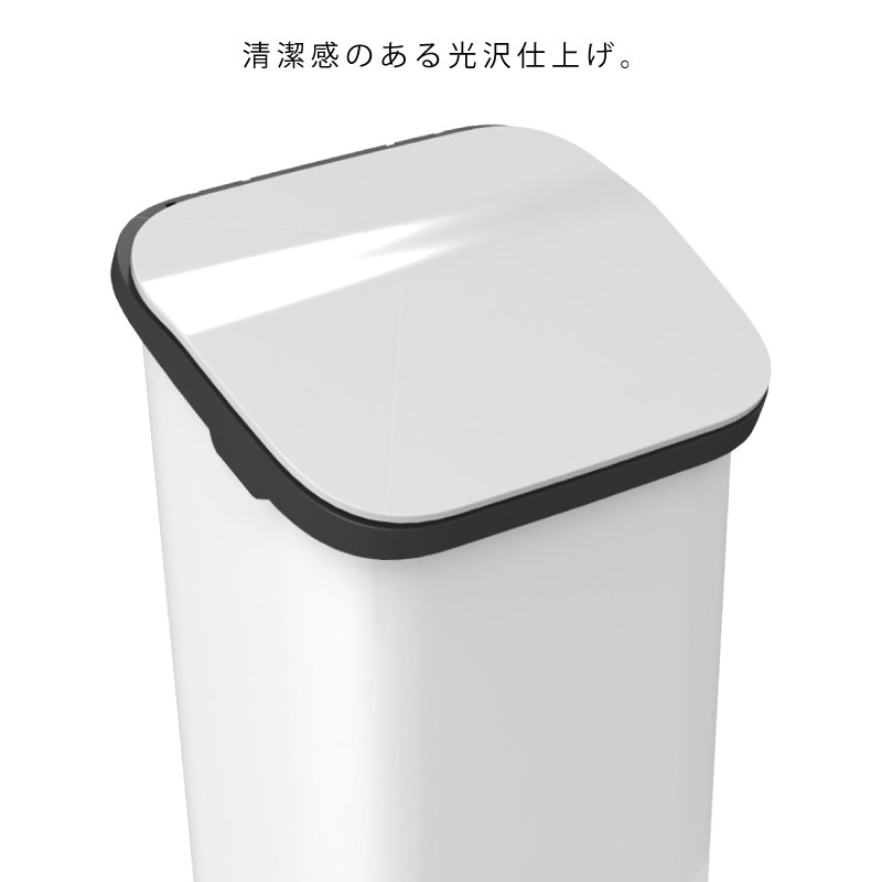 東谷 ゴミ箱 ダストボックス 20L 日本製 プッシュ式 ふた付き
