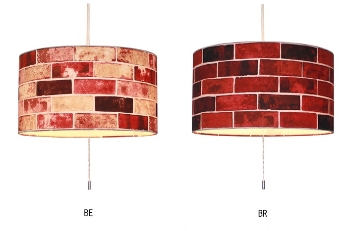 ENEN ファブリックペンダントライト ペンダントライト BRICK ブリック 2灯 LED対応 ファブリック 布