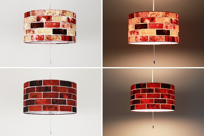 ENEN ファブリックペンダントライト ペンダントライト BRICK ブリック 2灯 LED対応 ファブリック 布