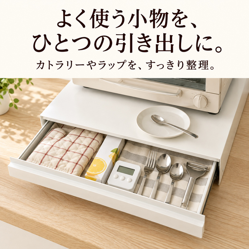 MONOWA レンジ下収納ラック 引き出し スライドテーブル 幅45cm 幅80cm MONOWA レンジ下収納ラック 引き出し スライドテーブル 幅45cm 幅80cm