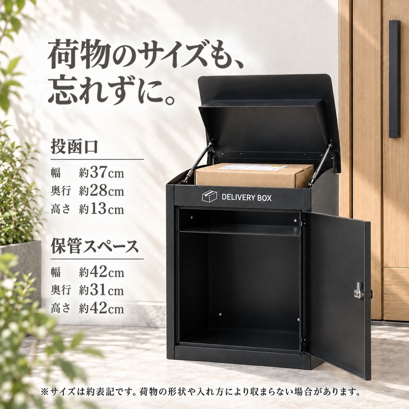 宅配ボックス 戸建て 置き型 ダイヤル錠付き 複数投函 宅配BOX 玄関