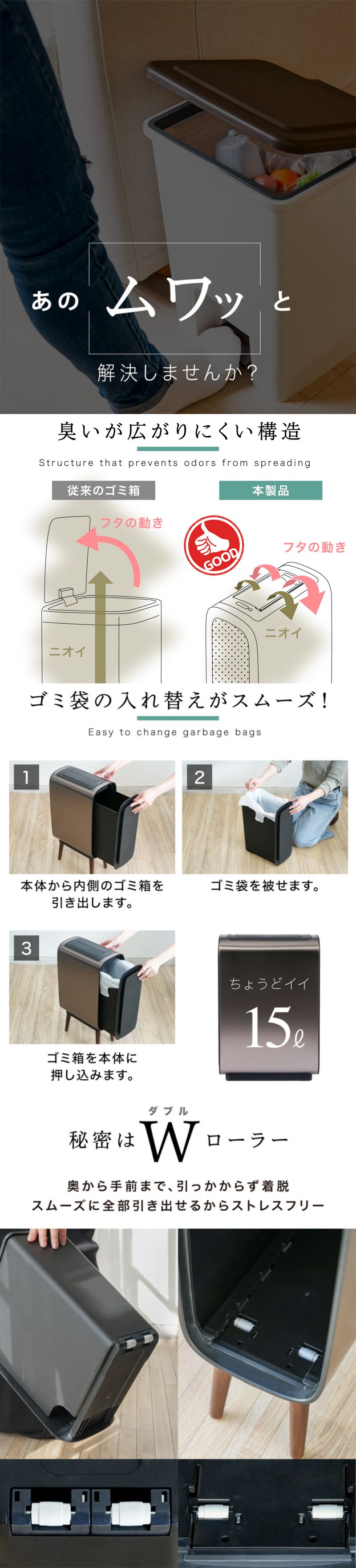 自動開閉ダストボックス