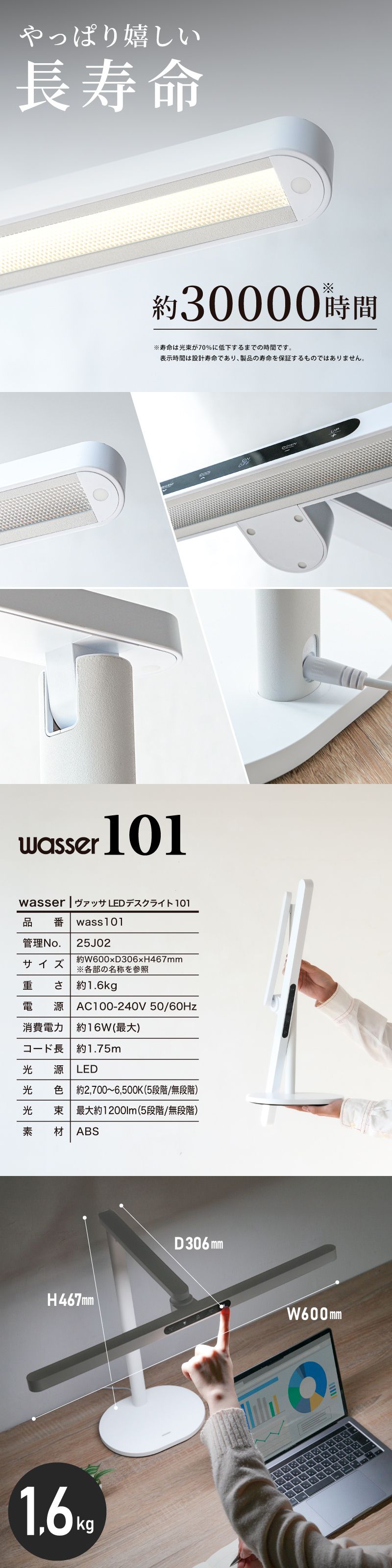 LEDデスクライト