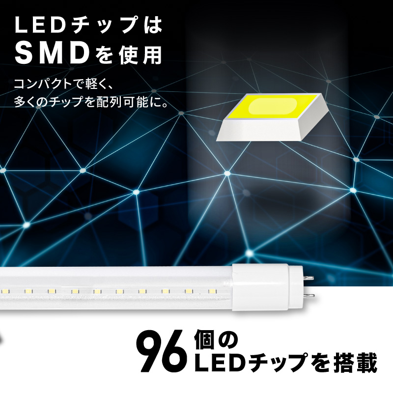 4本セット LED蛍光灯 直管 40W 昼光色 120cm 高耐久ナノ技術 直管型LED