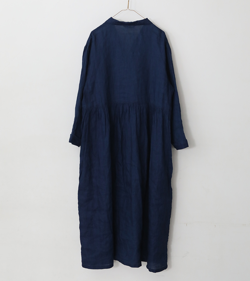 ICHI Antiquites イチアンティークス インディゴリネンドレス ダーク