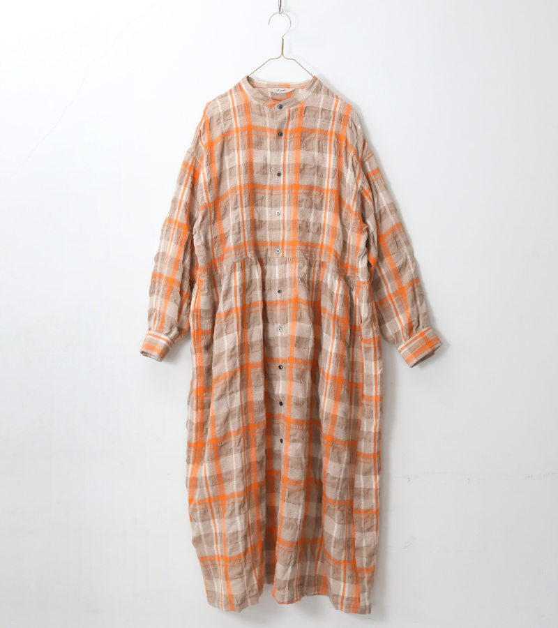 ICHI Antiquites ウールタータンジャケット レッド サイズF ICHI