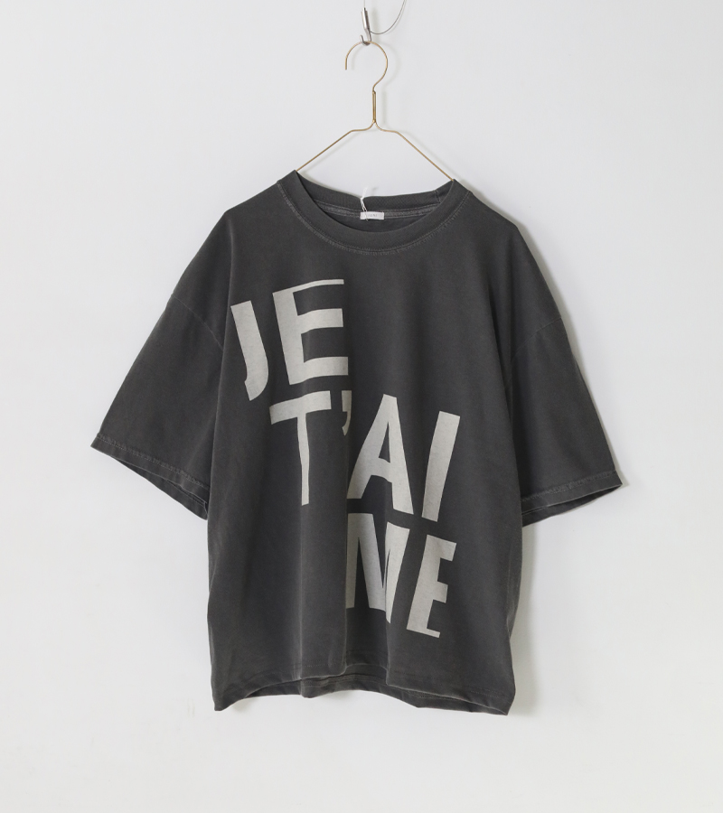 【ichi(イチ)】ピグメントTシャツ ICHI, イチ, 241254,ピグメントダイTシャツ