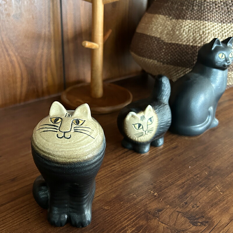 美品 リサラーソン マヤ 猫 キャット 置物 オブジェ 北欧 インテリア 陶器 リサ・ラーソン LISA LARSON 置物 ネコ 猫 キャット マヤ 7