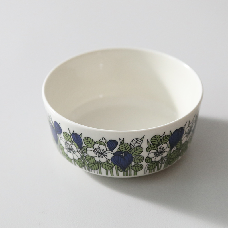 ARABIA（アラビア） クロッカス ボウル13cm ブラック グリーン 北欧