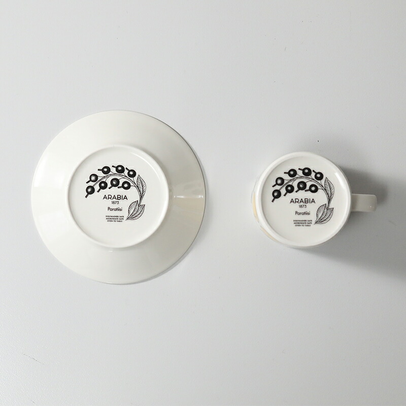 ARABIA（アラビア） パラティッシ ティーカップ&ソーサー カラー