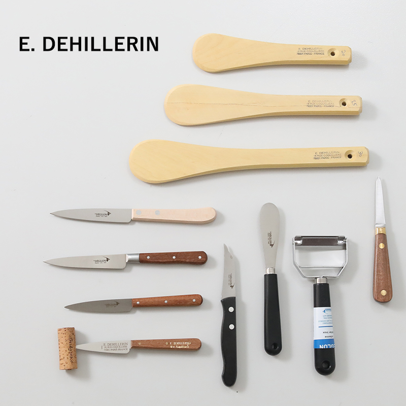 プロ御用達　フランス E.Dehillerin 他 ペティナイフ 3本セット E.Dehillerin ドゥイルラン マッシュルームナイフ 刃渡り6.5cm ペティ