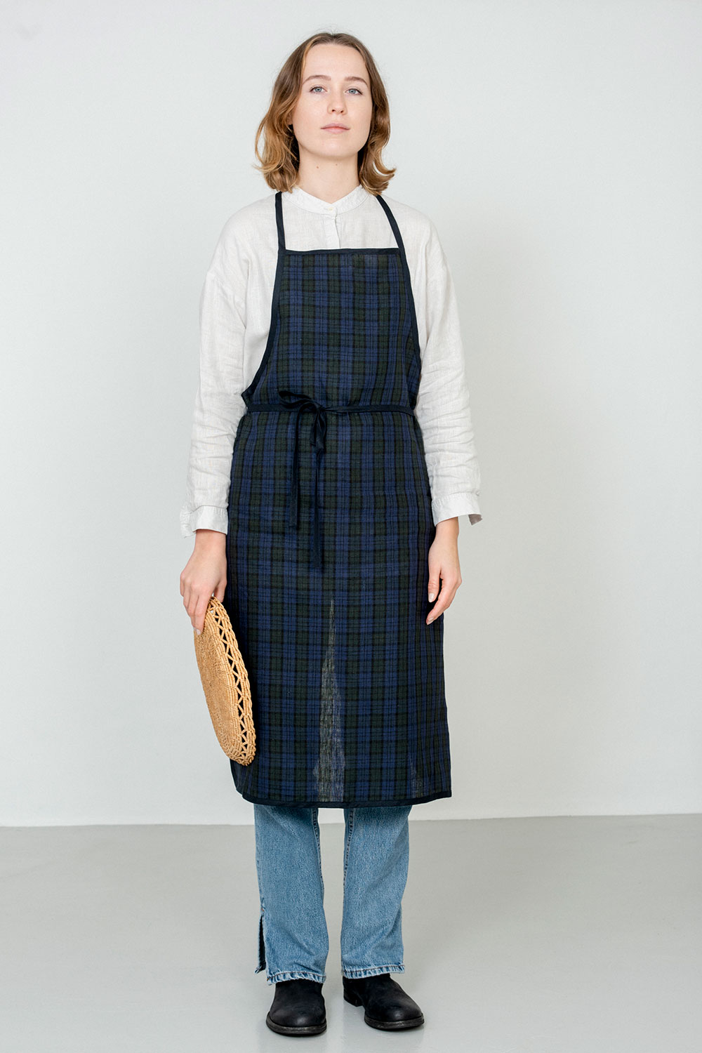 fog linen work（フォグリネンワーク） リネン パイピングエプロン