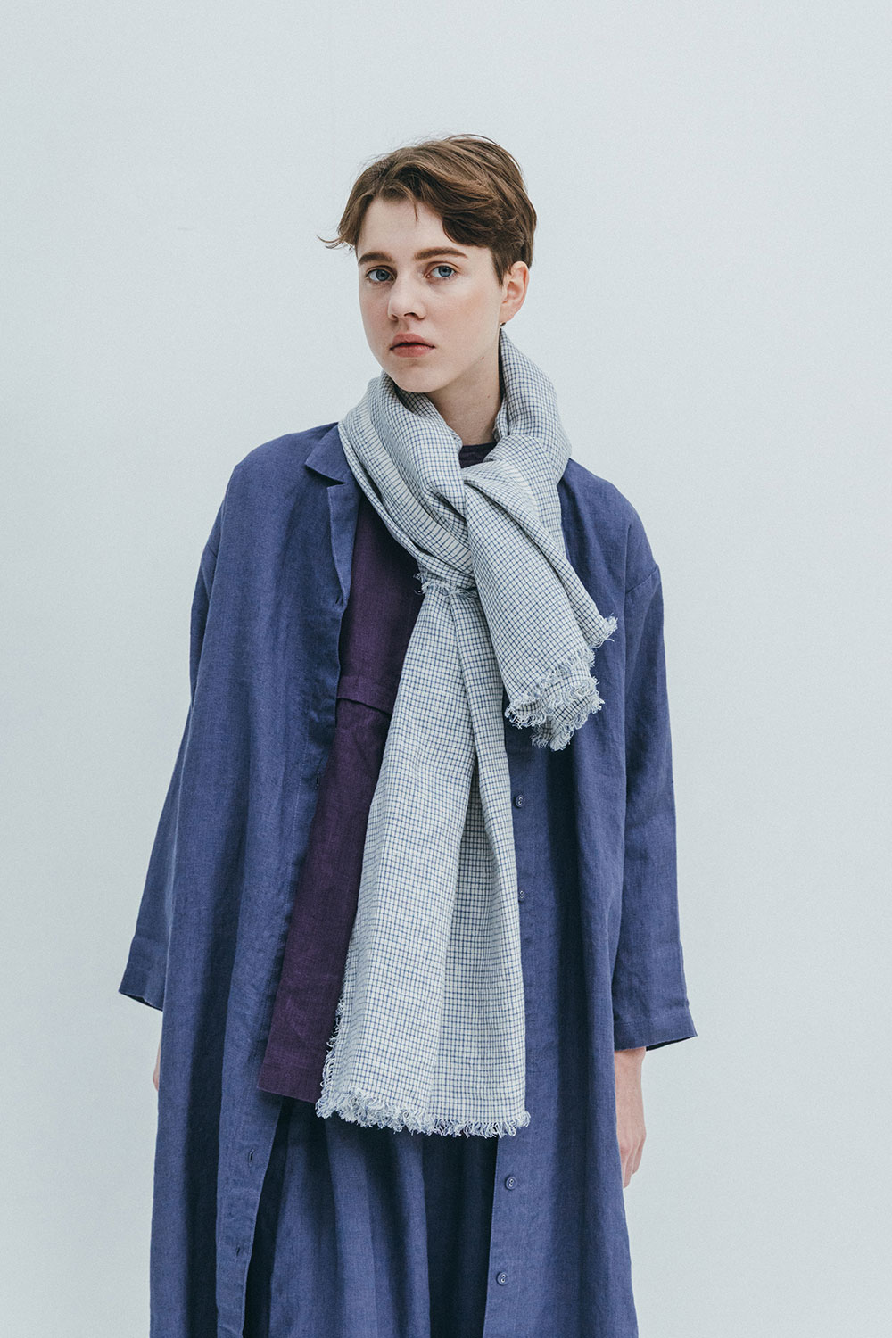 フリンジスカーフ