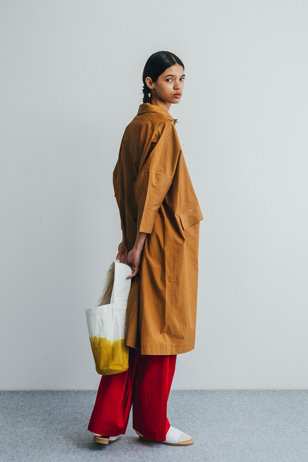 miiThaaii　ミーターイー　fog linen work　ギャザースカート miiThaaii ミーターイー fog linen work ギャザースカート