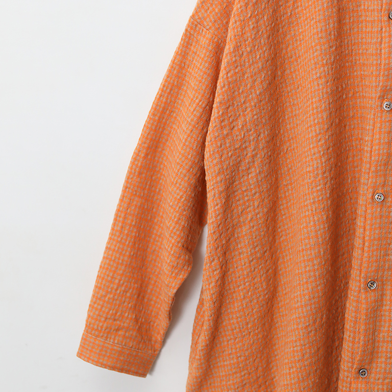 ICHI Antiquites イチ アンティークス ウールガーゼギンガムチェック