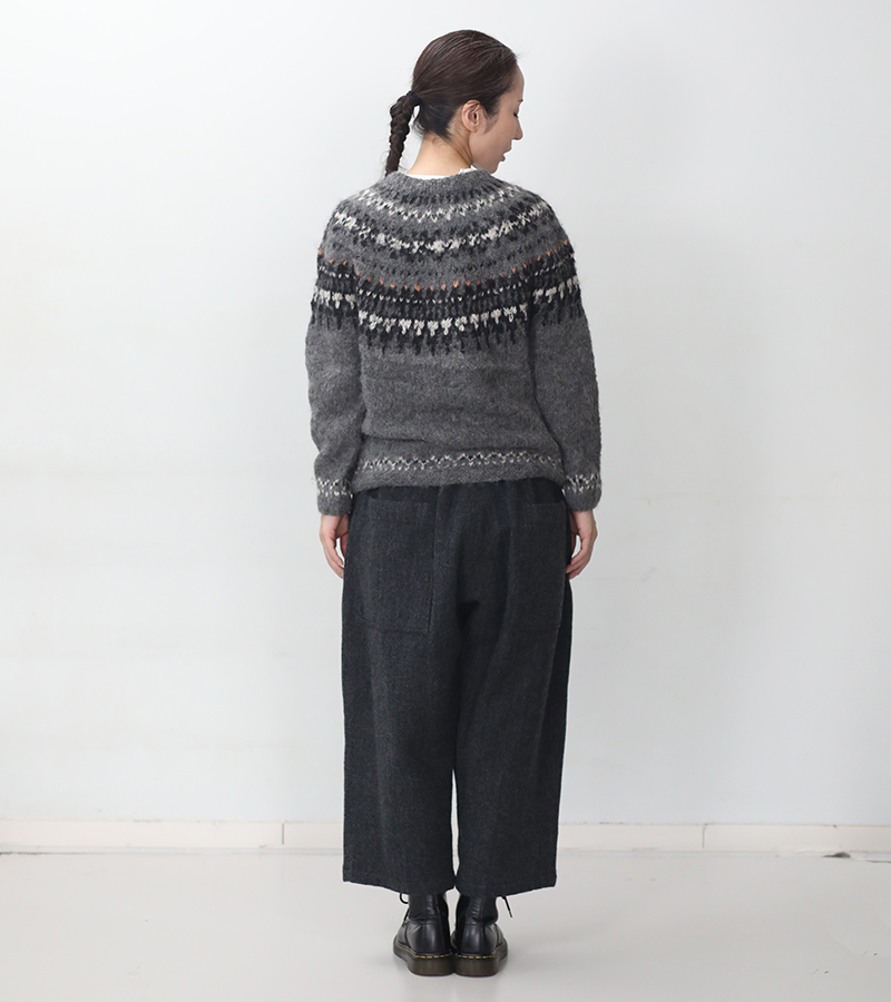 ICHI Antiquites イチアンティークス ペルーハンドニットプルオーバー