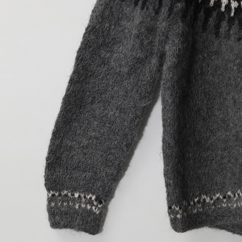 ICHI Antiquites イチアンティークス ペルーハンドニットプルオーバー