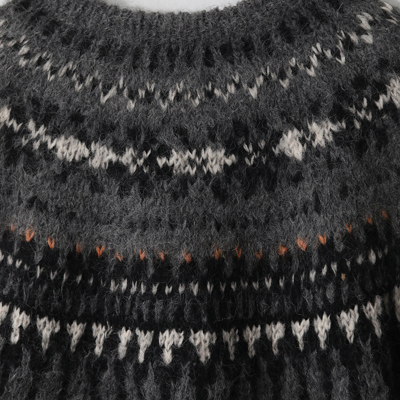 ICHI Antiquites イチアンティークス ペルーハンドニットプルオーバー