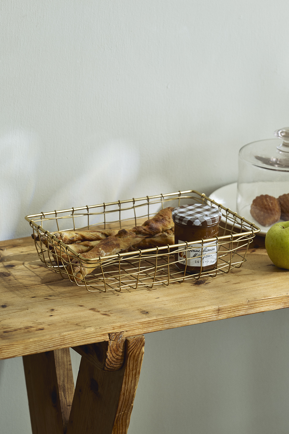 fog linen work（フォグリネンワーク） アイアンワイヤー バスケット S