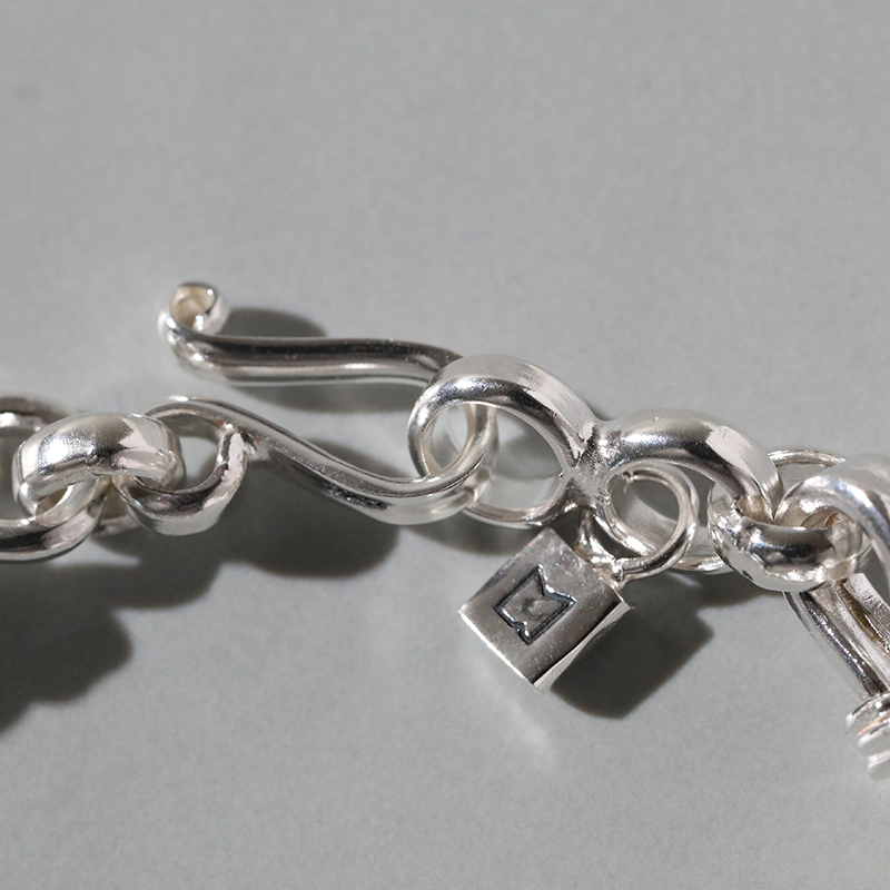 【SALE中】MANANAS シルバー925 ブレスレット MANANAS（マナナス） Tie Chain Bracelet レディースサイズ