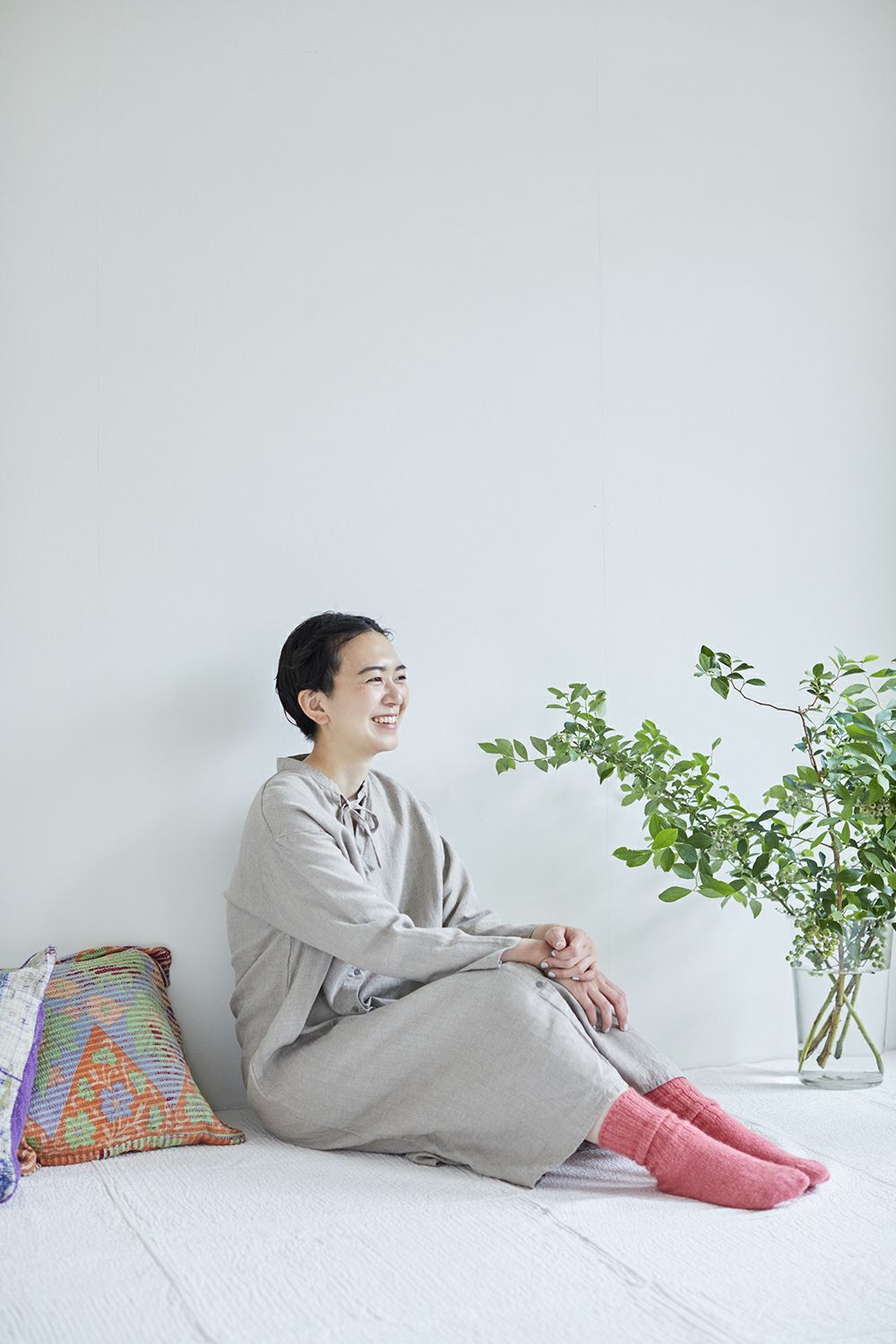 fog linen work フォグリネンワーク リリー ナイトシャツ