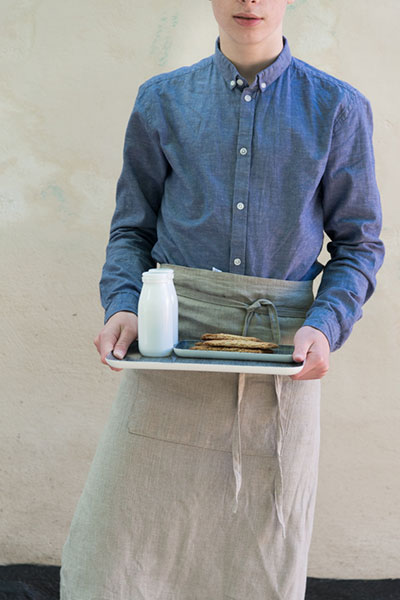 fog linen work（フォグリネンワーク） リネン ギャルソンエプロン