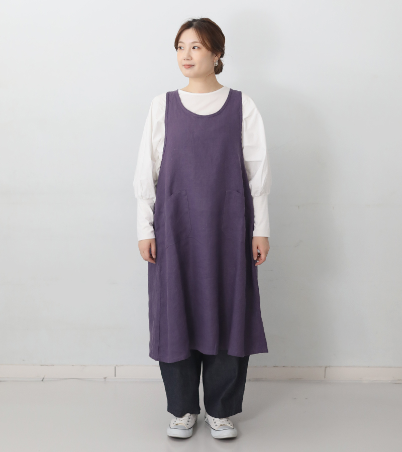 fog linen work フォグリネンワーク リネンオーバーエプロン 限定色 fog linen work（フォグリネンワーク） 【2026春 新色登場】fog linen