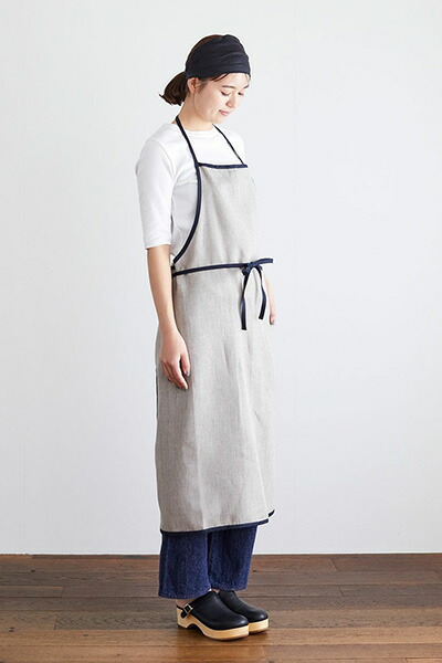 fog linen work（フォグリネンワーク） リネン パイピングエプロン