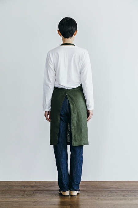 fog linen work フォグリネンワーク リネン デイリーエプロン麻