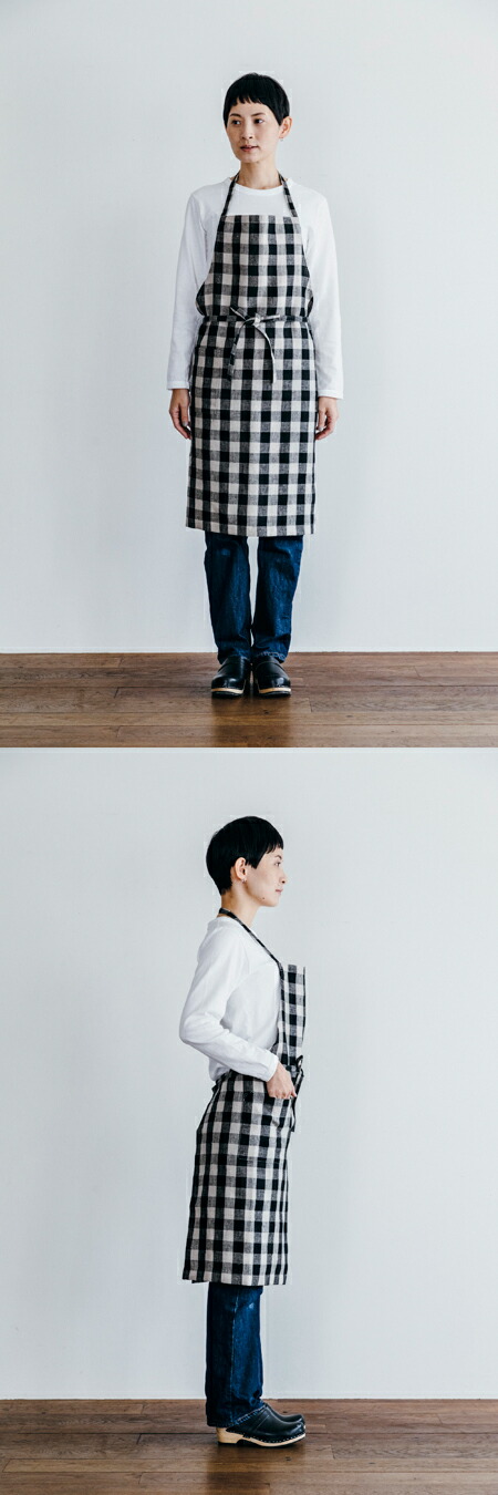 fog linen work フォグリネンワーク リネン デイリーエプロン麻