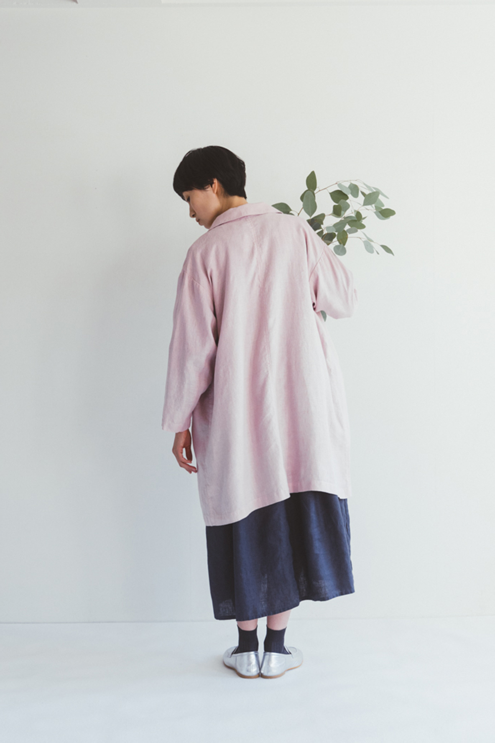 fog linen work フォグリネンワーク ルイーザジャケット ローズ