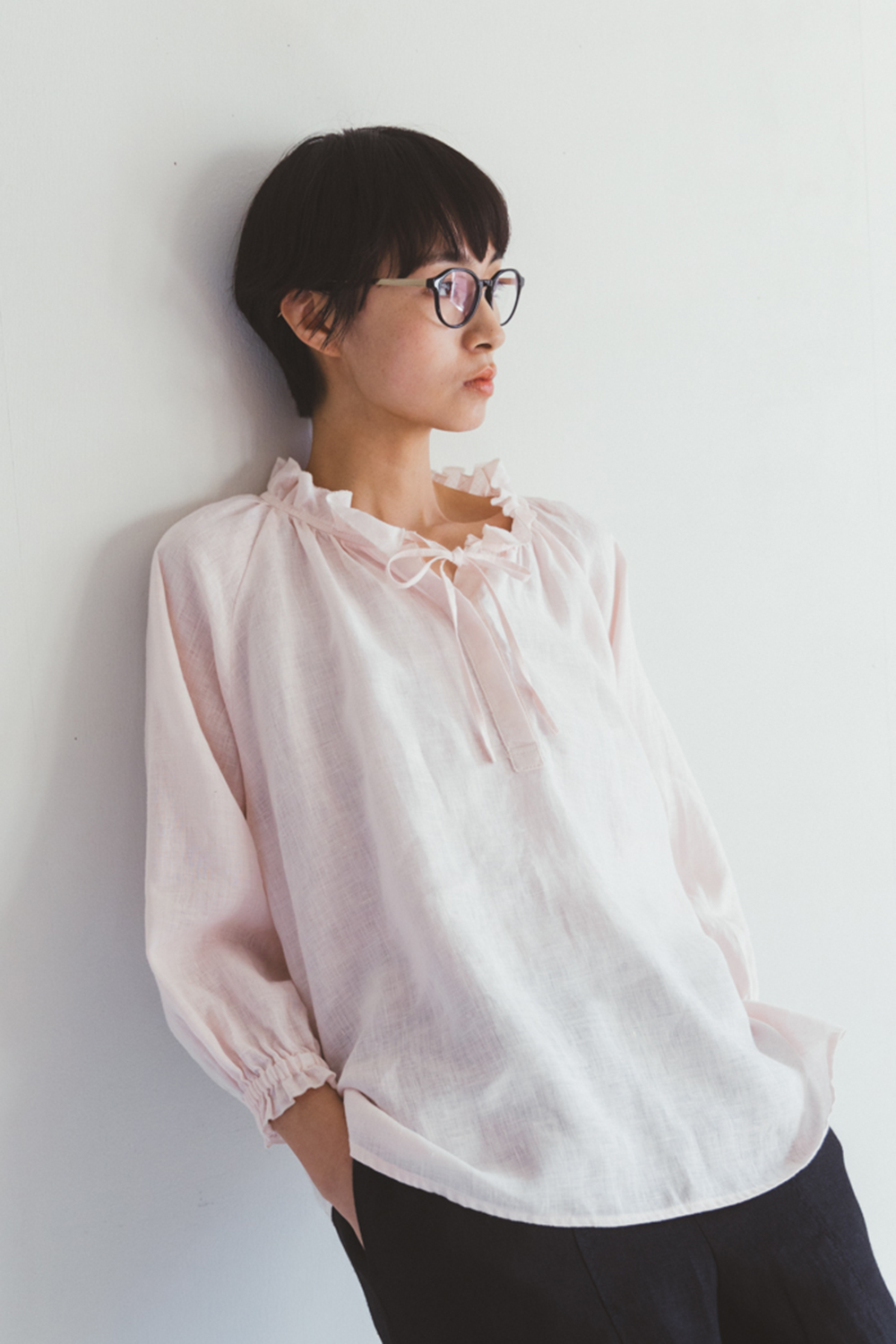 fog linen work フォグリネンワーク カティーア トップ オパール