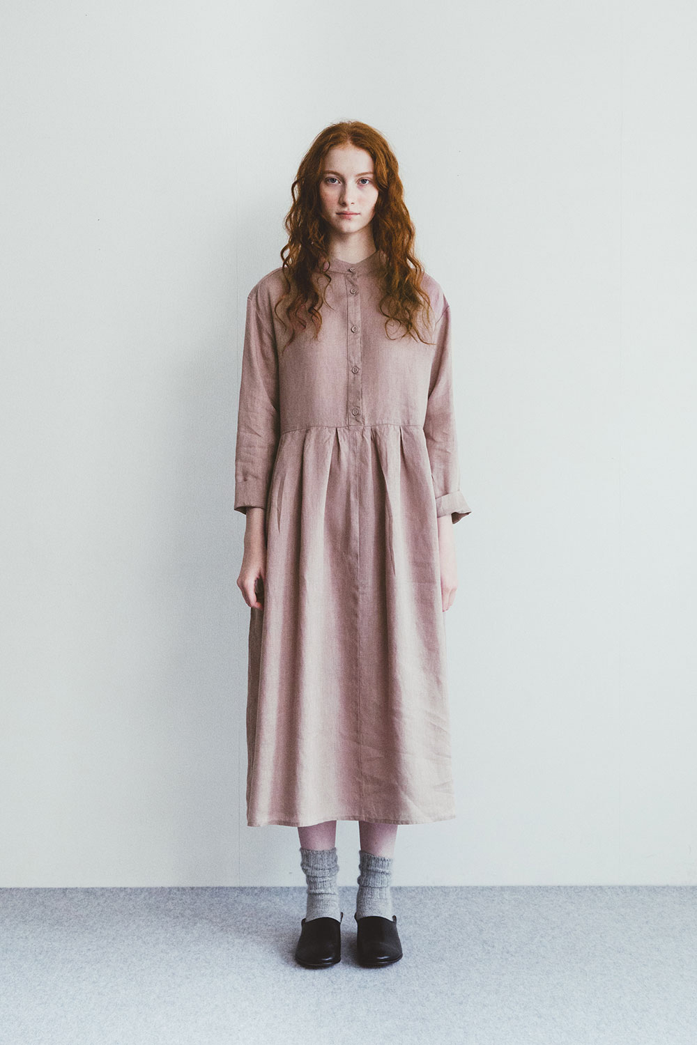 fog linen work フォグリネンワーク リン ワンピース ローズ 長袖 ゆったり ひざ丈 ミモレ リネン シャツワンピ 2024 冬 :  fg-lw4a05-2067 : くらし舎ヤフー店 - 通販 - Yahoo!ショッピング