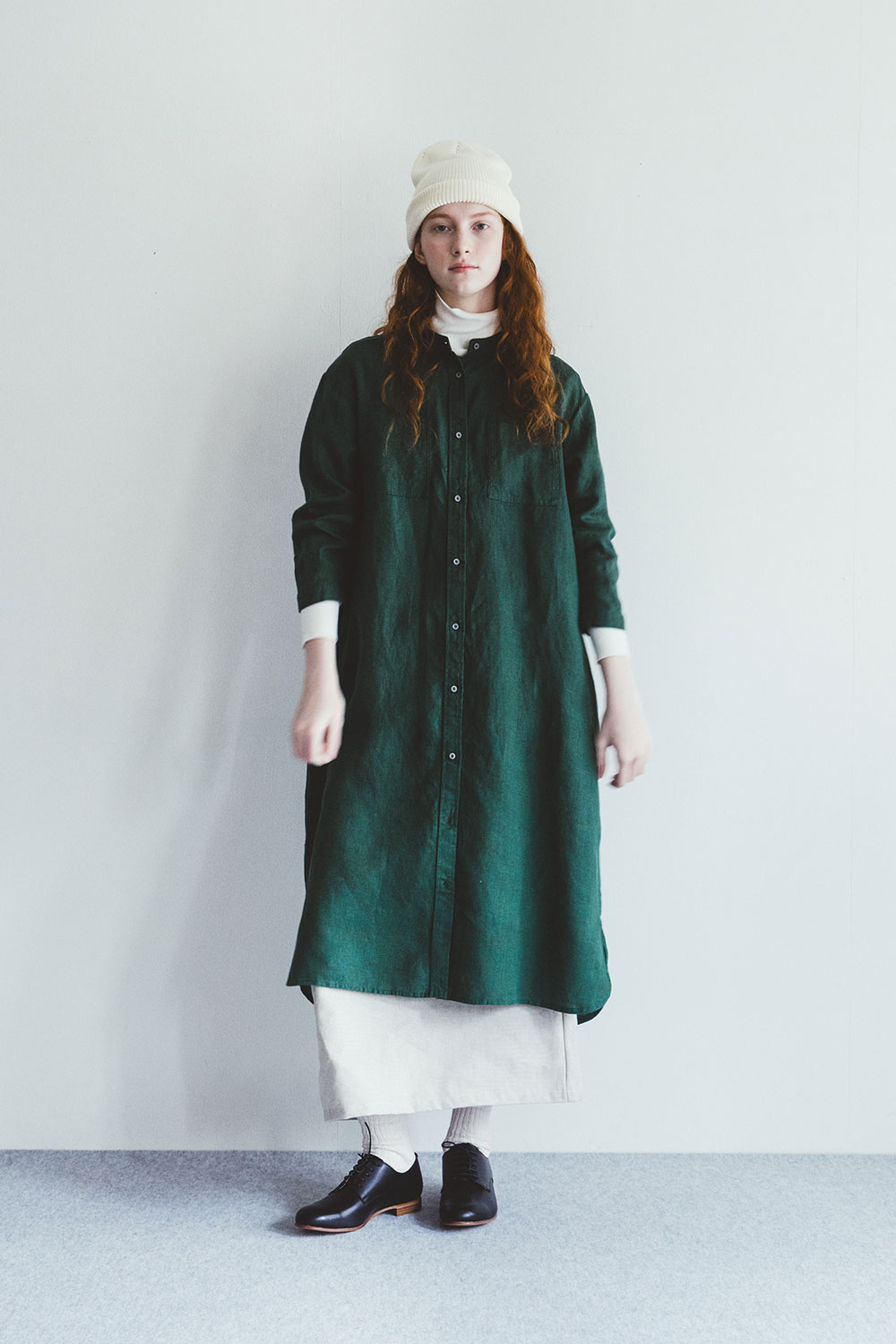 fog linen work フォグリネンワーク ミツキ ワンピース ヴェール