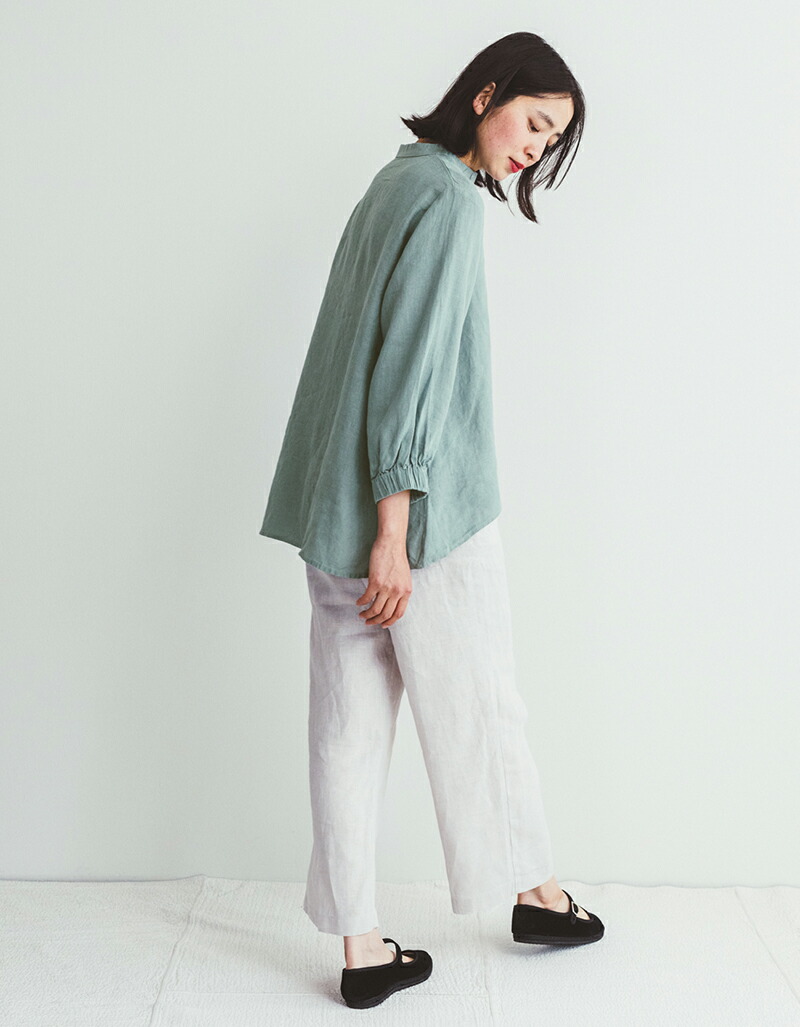 fog linen work フォグリネンワーク ミユ トップ クレール 新色 麻