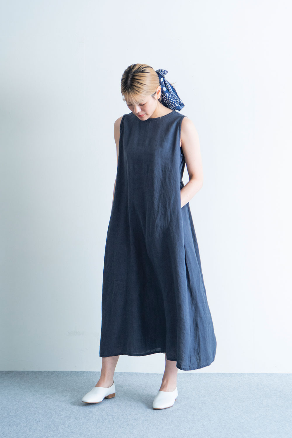 fog linen work フォグリネンワーク ライラ ワンピース マカダム