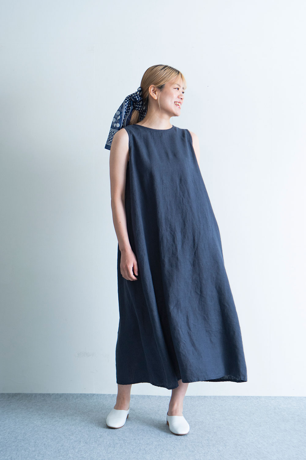 fog linen work フォグリネンワーク ライラ ワンピース マカダム