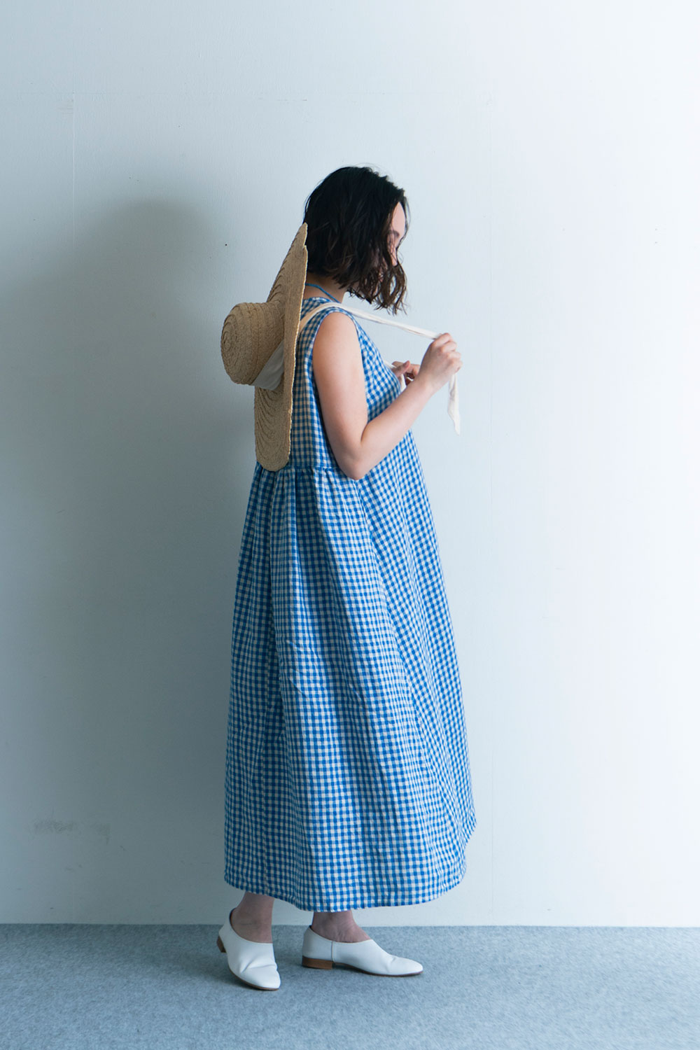 fog linen work フォグリネンワーク ライラ ワンピース ポール