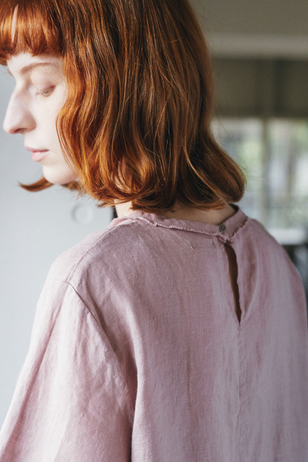 fog linen work フォグリネンワーク セリヤ トップ ローズ 半袖