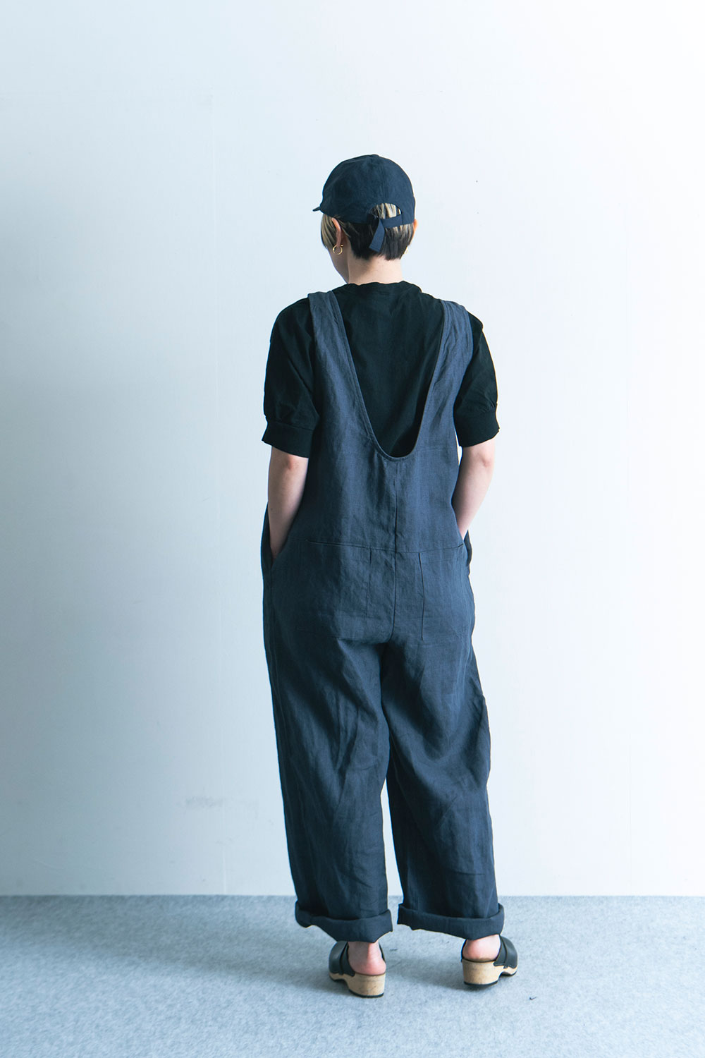 fog linen work フォグリネンワーク エステル ジャンプスーツ