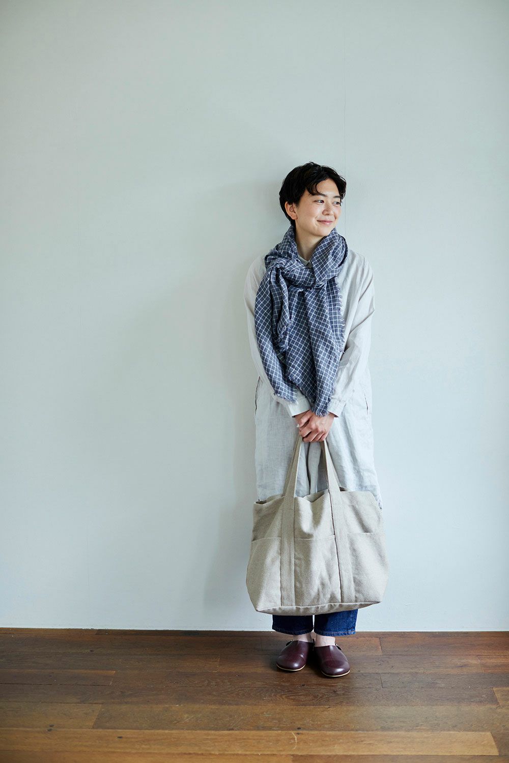 fog linen work（フォグリネンワーク） イスターダ トート ナチュラル