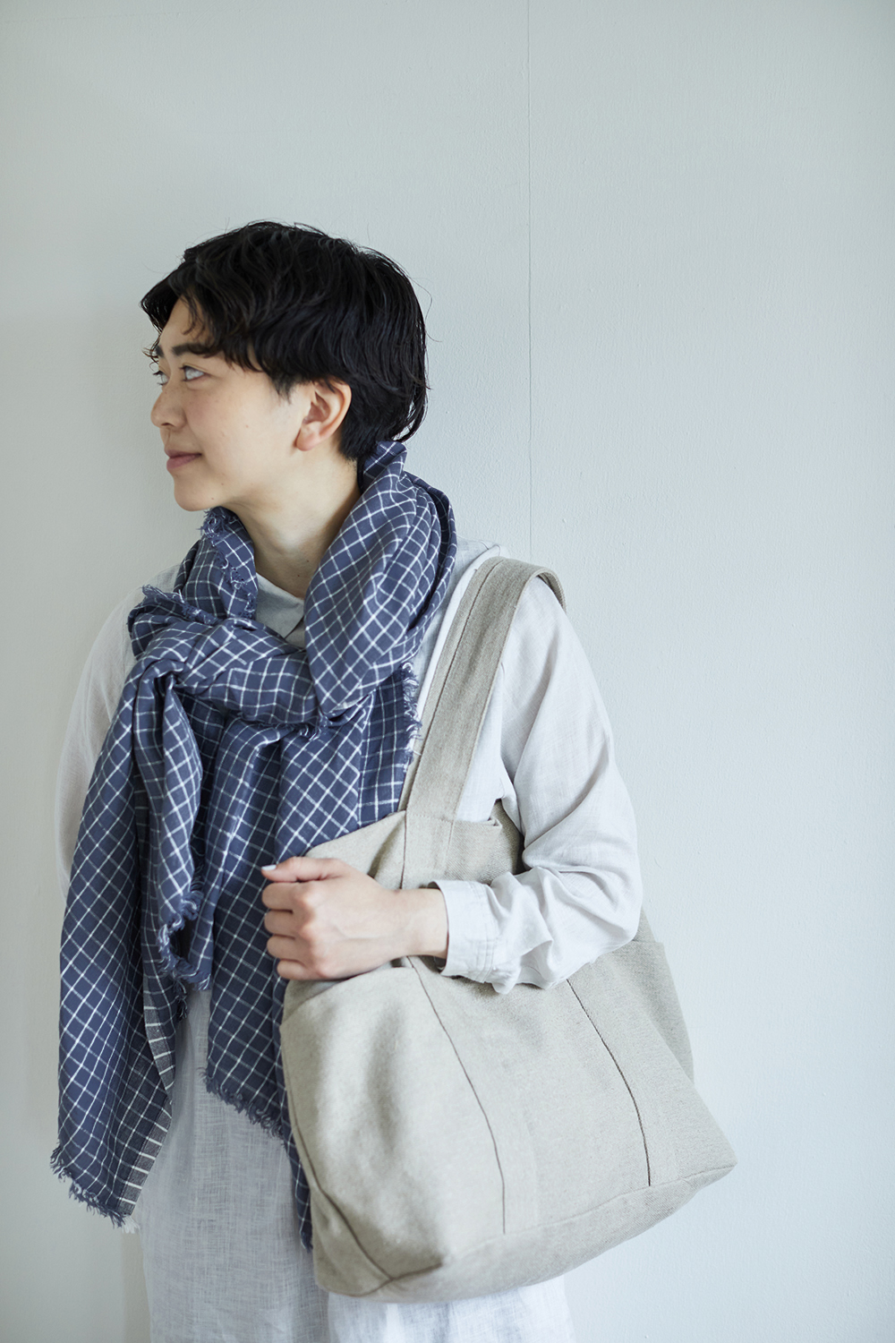 fog linen work（フォグリネンワーク） イスターダ トート ナチュラル