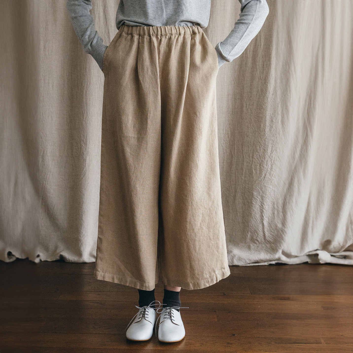 fog linen work（フォグリネンワーク） アルニス ワイドパンツ