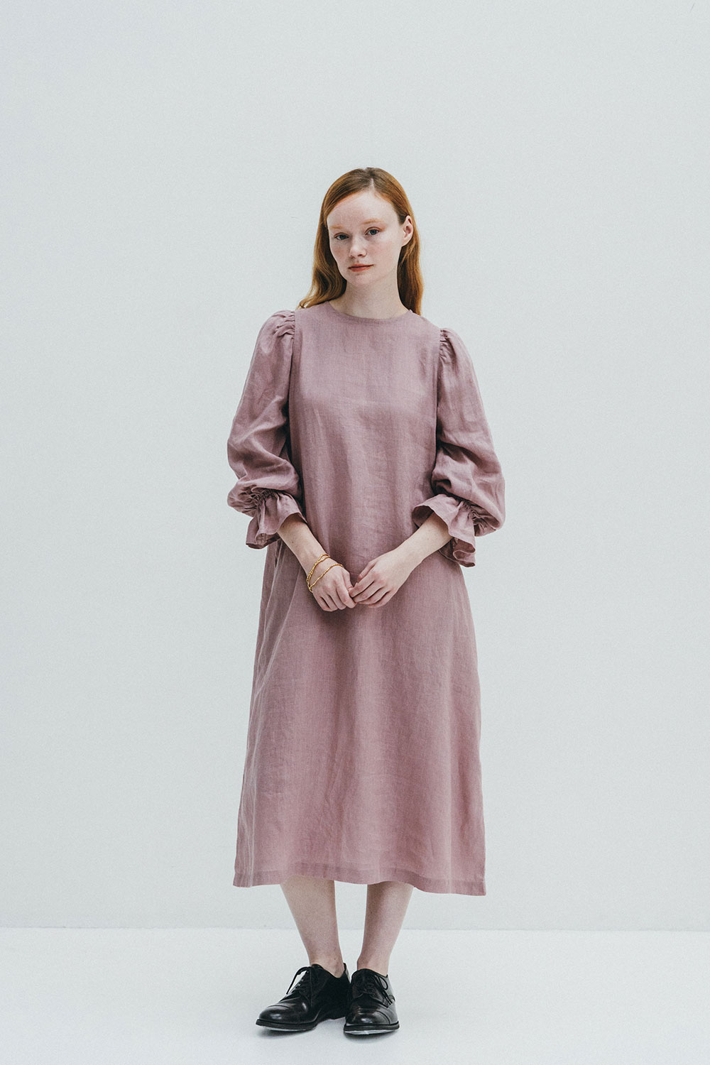 fog linen work（フォグリネンワーク） ニッキー ワンピース ローズ