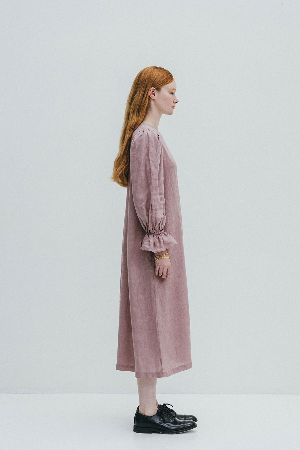 fog linen work（フォグリネンワーク） ニッキー ワンピース ローズ