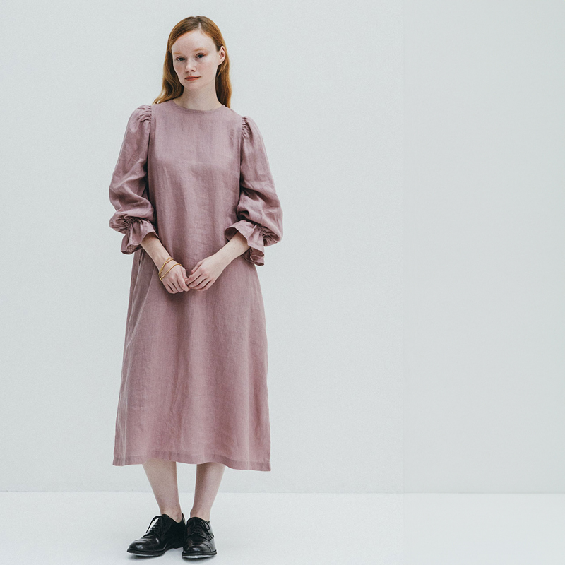 fog linen work（フォグリネンワーク） ニッキー ワンピース ローズ