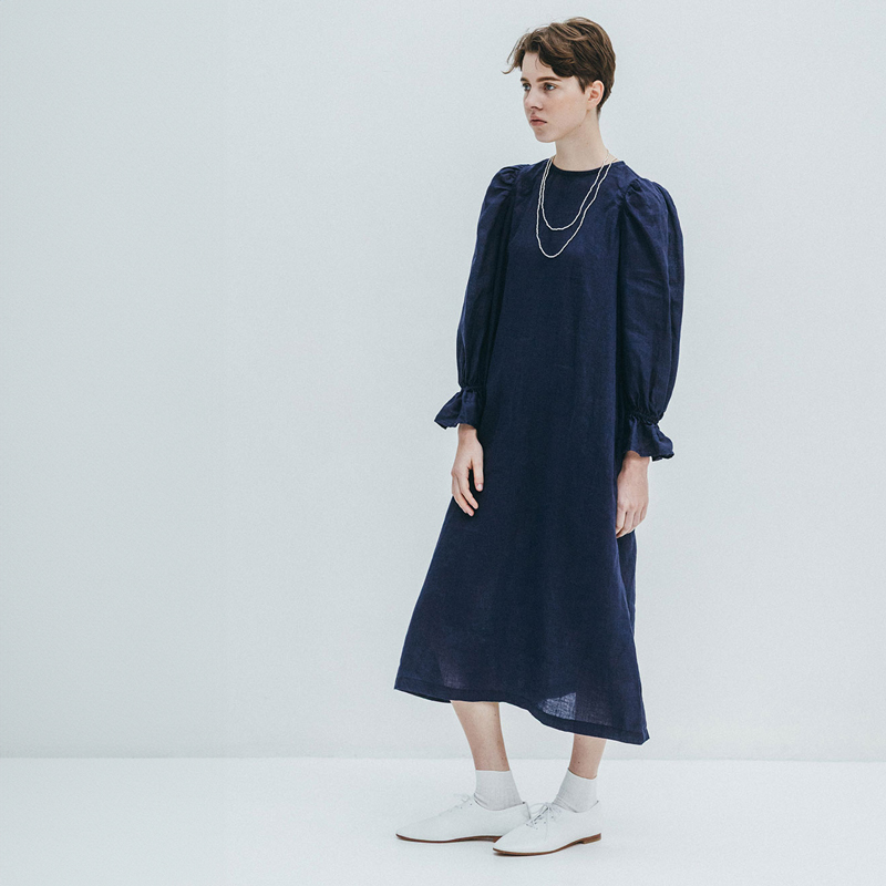 fog linen work（フォグリネンワーク） ニッキー ワンピース ローズ