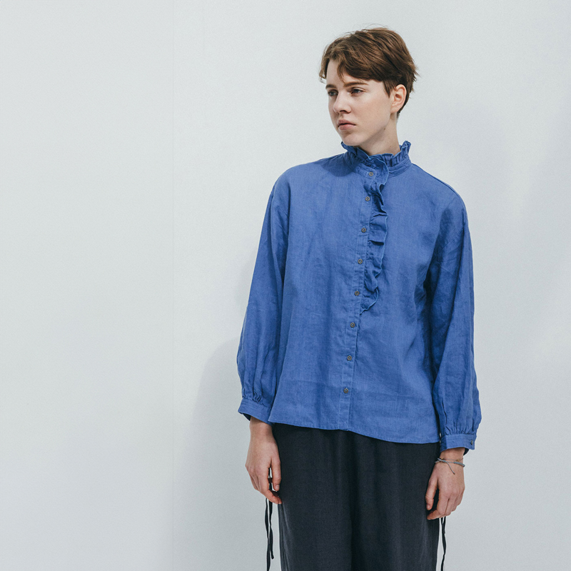 fog linen work（フォグリネンワーク） マギー トップ ニゼル シャツ