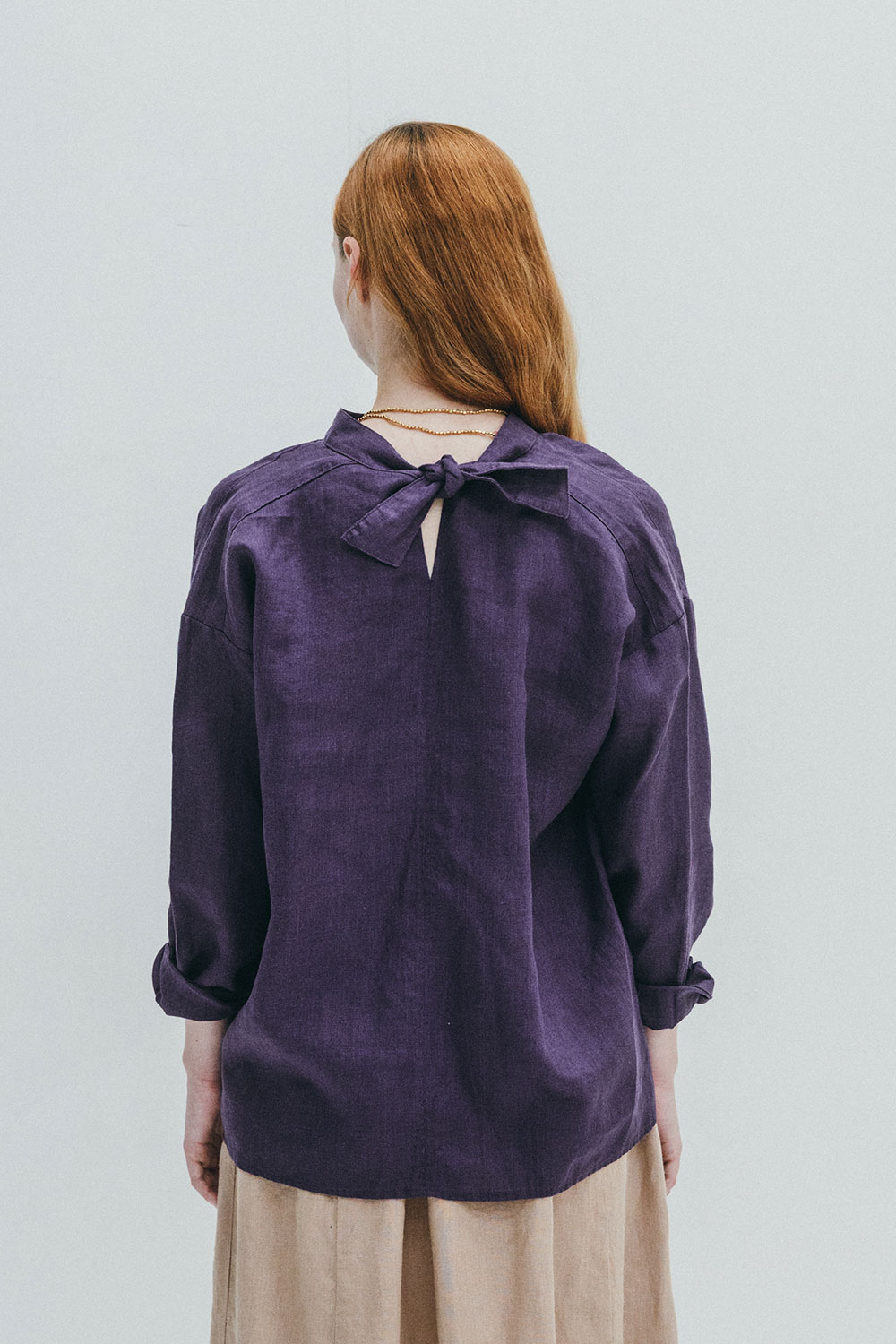 fog linen work（フォグリネンワーク） ベッカ リボントップ ミュール